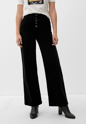 BRAGUETTE BOUTONNÉE - Pantalon classique - schwarz