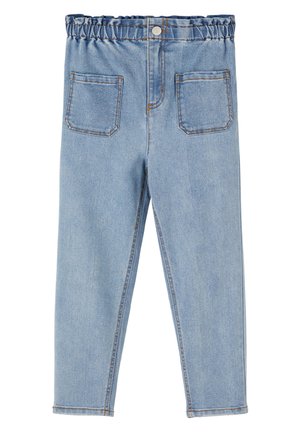 NKFBELLA SHAPED PANT - Jeans a sigaretta - light blue denim