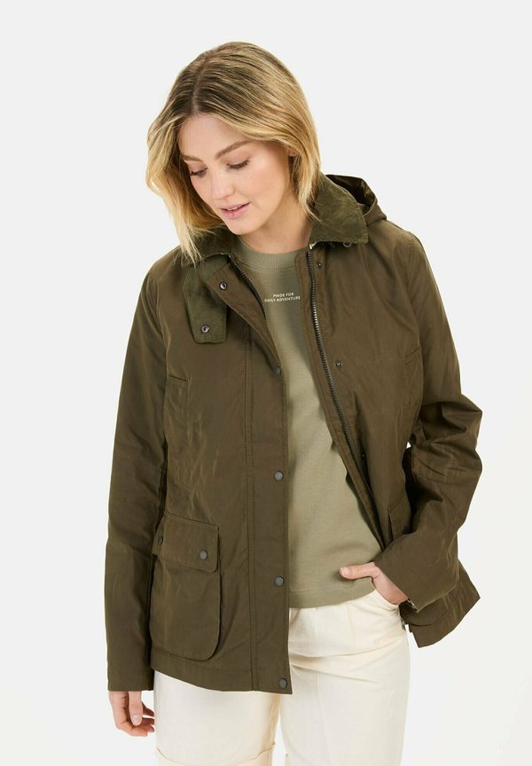 FELD MIT KRAGEN - Übergangsjacke - dark khaki