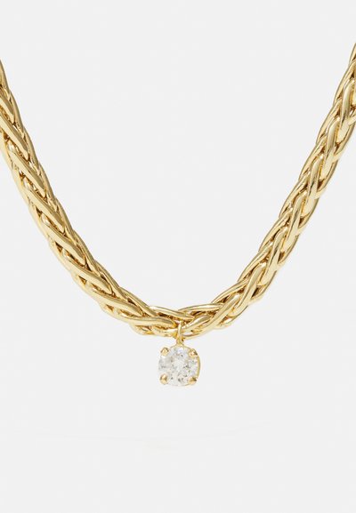 Yvonne Leon COLLIER PALMIER FLOTTANT ROND - Kaulakoru - yellow gold-coloured