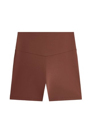 OYSHO, COMFORTLUX HIGH-RISE 10CM HOT PANTS  31243226 - Leggings - brown