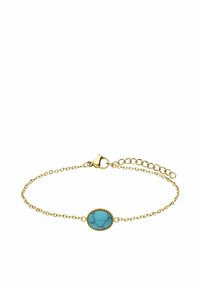 Niet geselecteerd, gold-coloured/turquoise