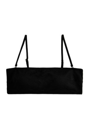 REMOVABLE STRAPPY TISSUED STRAPLESS - Bikinitop - black
