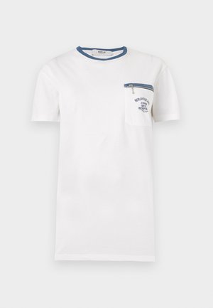 Replay, ZIP - T-shirt print - natural white