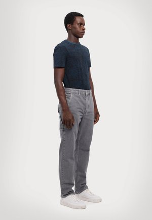 RAPTOR PANT THRIFTED - Jeans straight leg - grey