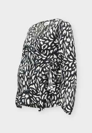 ONLY MATERNITY, OLMMELLY - Блуза с дълги ръкави - black/birch
