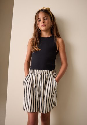 Next, REGULAR FIT - TEXTURED SHORTS  . - Lühikesed püksid - black white stripe