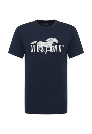 STYLE AUSTIN REGULAR-FIT  - Apdrukāts T-krekls -  dark sapphire