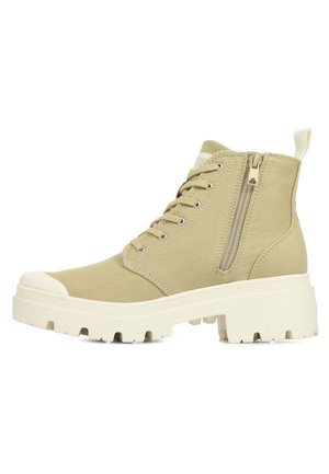 Botines con cordones - beige