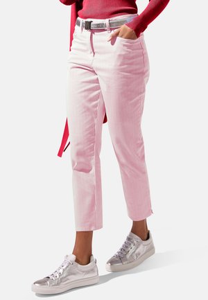 GESTREIFTE - Jeans Slim Fit - white   garnet
