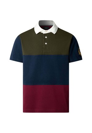 Hackett London, HACKETT LONDON POLO SHIRT HERITAGE H PC PATCH SS - Polokošeľa - old navy