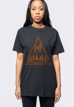 DEF LEPPARD  - Print T-shirt - black