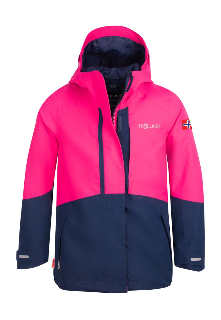 Trollkids Outdoorjas donkerblauw