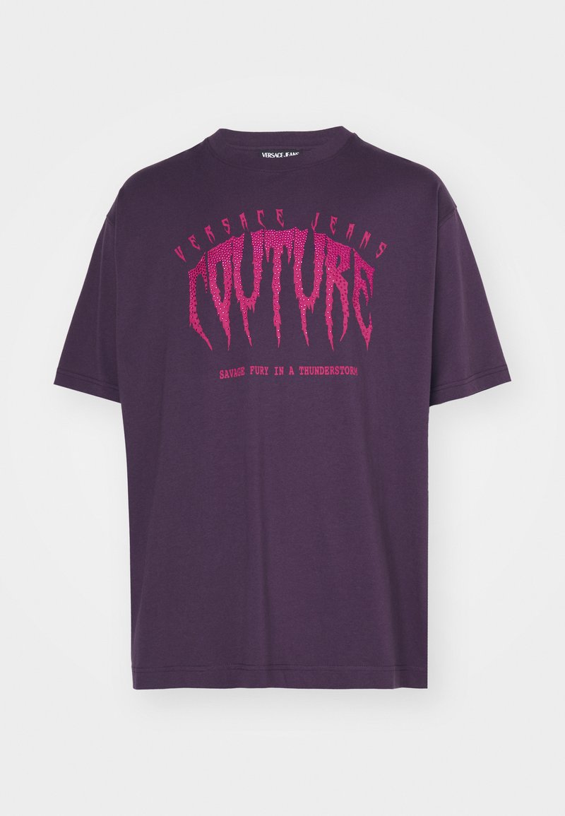 Versace Jeans Couture T-shirt print bordeauxrood Versace Jeans Couture T-shirt print bordeauxrood