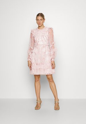 VINTAGE RUFFLE MINI DRESS - Cocktail dress / Party dress - moonshine