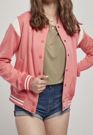 Sweat zippé - coral