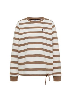 Cecil, ROUND-NECK SWEATSHIRT WITH DRAWSTRING - Sweatshirt - natural taupe
