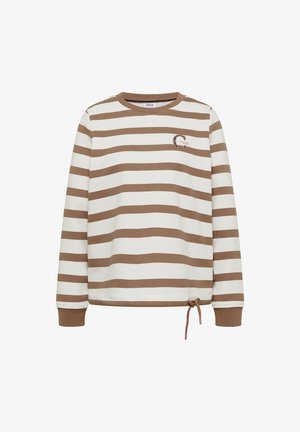 Cecil, ROUND-NECK SWEATSHIRT WITH DRAWSTRING - Sweatshirt - natural taupe