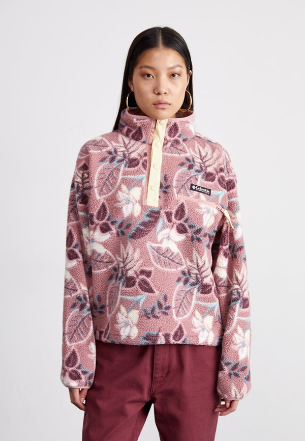 HELVETIA™ II PRINTED CROPPED HALF SNAP - Fleece jumper