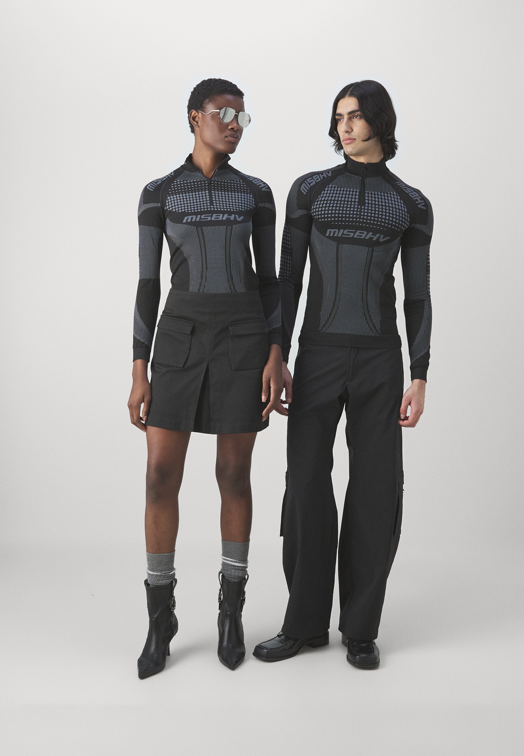 MISBHV SPORT EUROPA QUARTER ZIP LONGSLEEVE UNISEX - Long MISBHV SPORT EUROPA QUARTER ZIP LONGSLEEVE UNISEX - Long