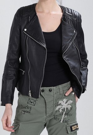 Veste en cuir - black