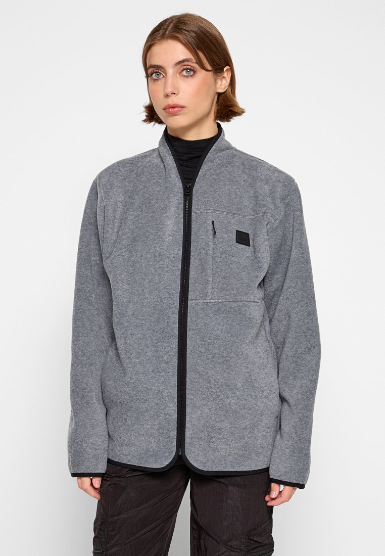 Rains Fleecejas grijs
