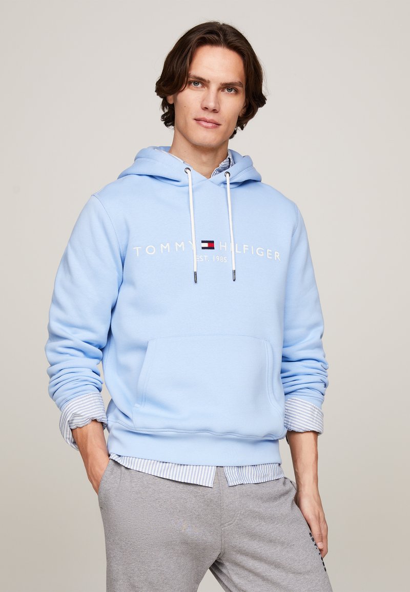 Tommy Hilfiger - LOGO HOODY - Jersey con capucha - vessel blue, Ampliar