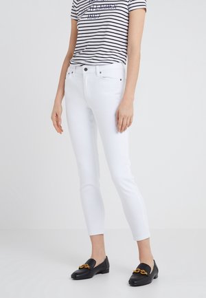 Straight leg jeans - white denim