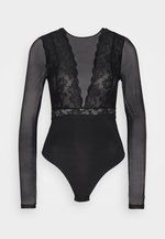 Pcsicca Ss Bodystocking Grey Beige
