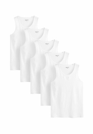 REGULAR FIT 5 PACK - Unterhemd/-shirt - white