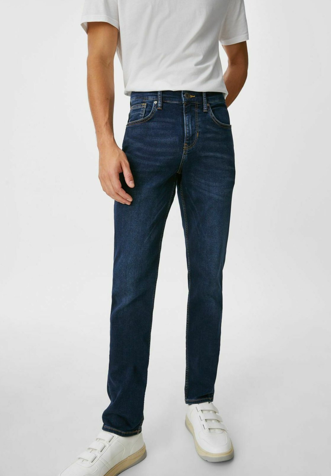 C\u0026A Vaqueros slim fit - denim dark blue/azul oscuro - Zalando.es
