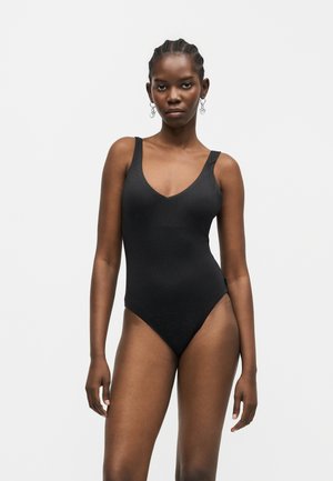 MICHAEL Michael Kors V NECK - Badedrakt - black