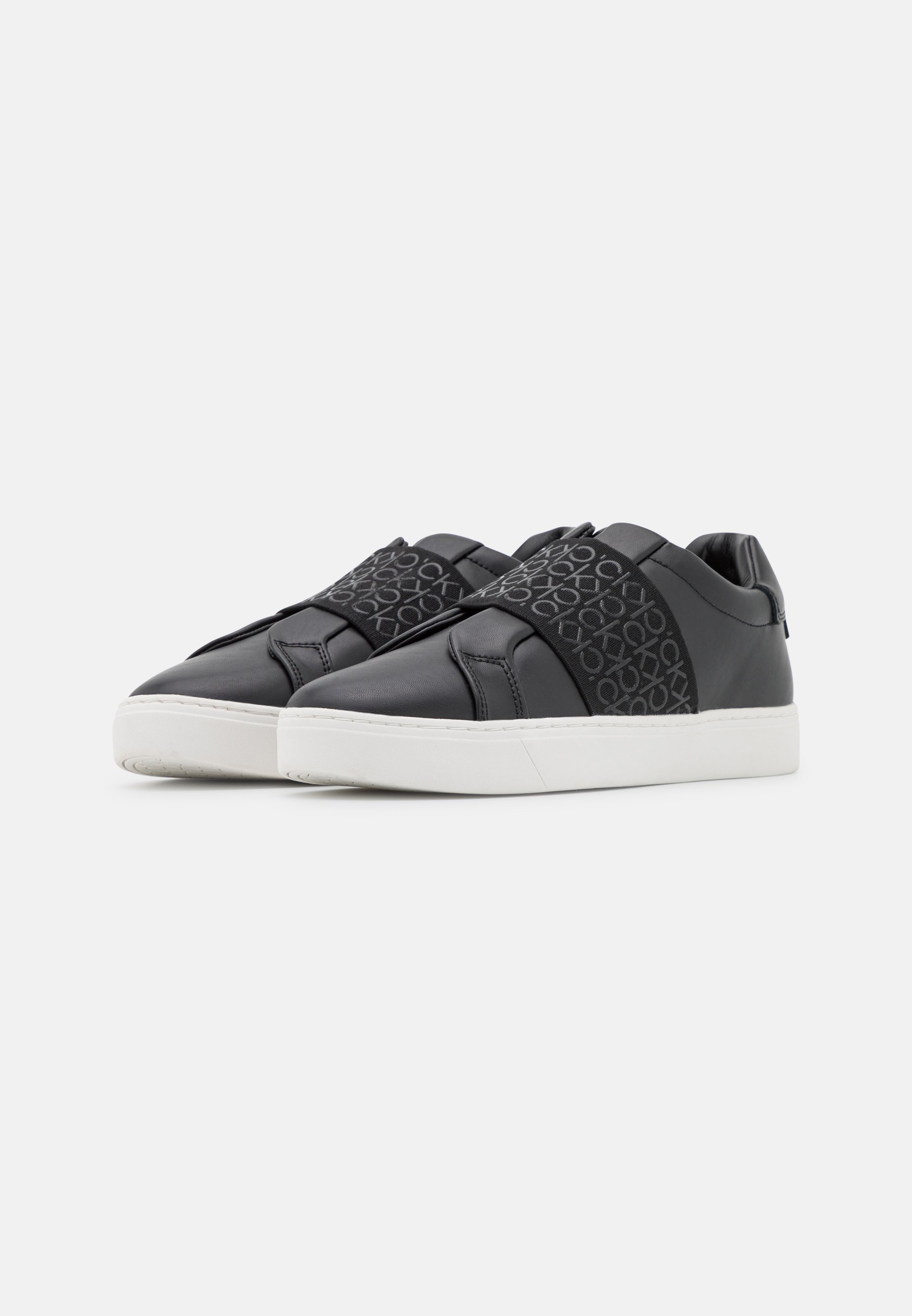 Calvin Klein Sneakers laag - black/white/Zwart - Zalando.nl