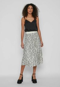 VILA VINITBAN MIDI NOOS - Falda acampanada - birch