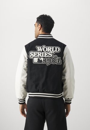 MLB DETROIT TIGERS VARSITY - Klubu apģērbs - black/off-white