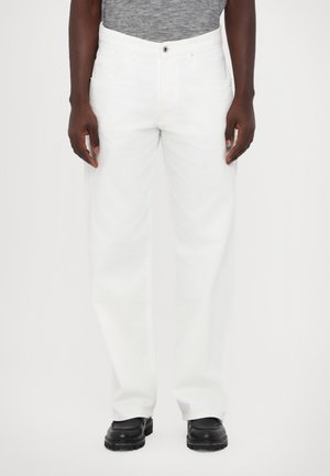 POCKETS PANT - Jean boyfriend - off white
