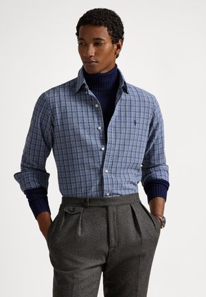 CUSTOM FIT BRUSHED OXFORD SHIRT - Cămașă - 7033a blue heather multi