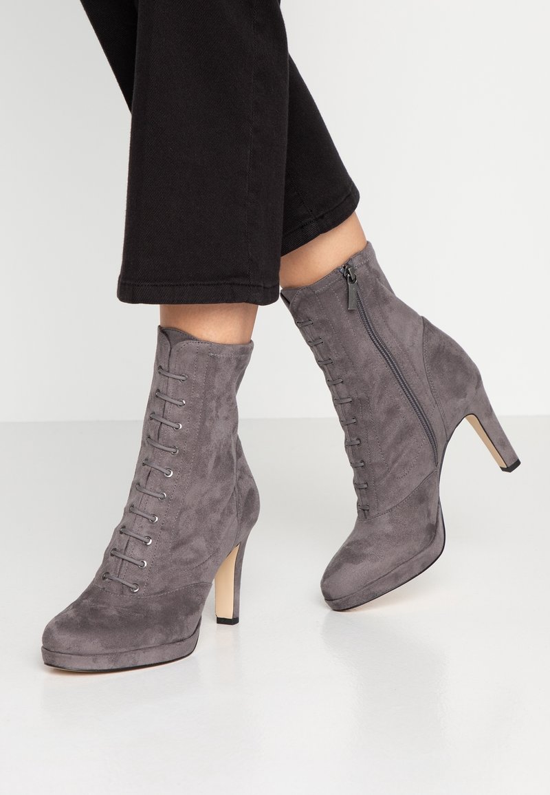 Tamaris Bottines à talons hauts - light grey