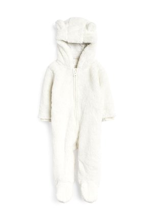 COSY FLEECE BEAR BABY PRAMSUIT - Naktstērps - ecru cream