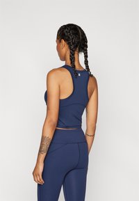 Sweaty Betty ALL DAY ACTIVE CROPPED TANK - Tops - navy blue
