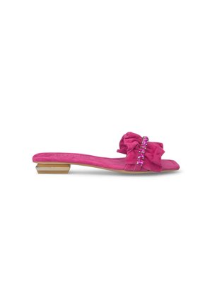 Sandalias planas - fucsia neón