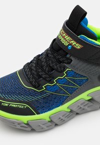 Skechers TECH-GRIP - Visoke tenisice - royal/black/lime/orange
