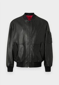 LUDE - Leren jas - black