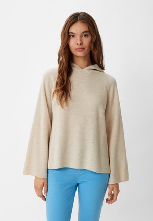 Kapuzenpullover - helles beige