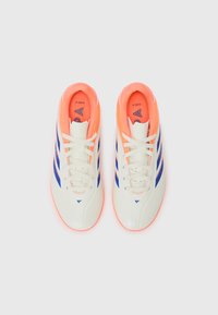 adidas Performance COPA PURE - Muru jalgpallisaapad - off white/lucid blue/signal coral