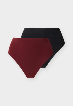 VMDITTE 2ND SKIN 2 PACK - Tanga - black/windsor red