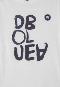 WOOD WOOD OLA UNISEX - Triko s potiskem - bright white