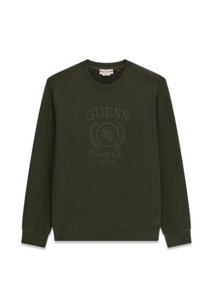 Guess, Sweatshirt - dunkelgrün