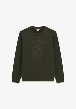 Guess, Sweatshirt - dunkelgrün
