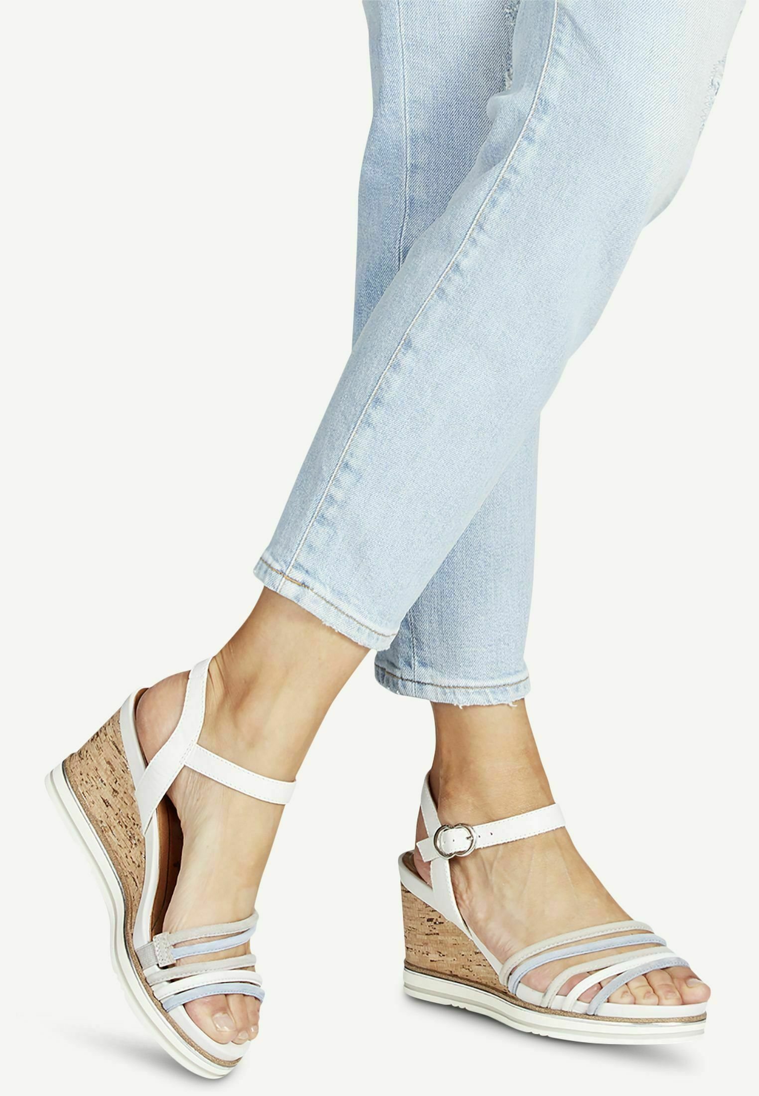 TAMARIS Sandalen met riem in Wit